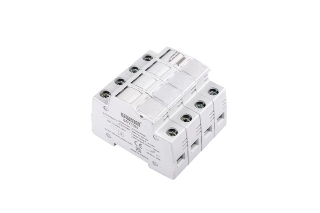 SSY Series 10*38 mm Cylindrical Fuse holders 3P + N